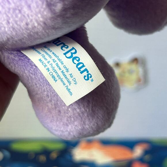 Care Bears 2003 Light Purple Harmony Bear Plush Stuffed Animal Toy Doll - Picture 6 of 12